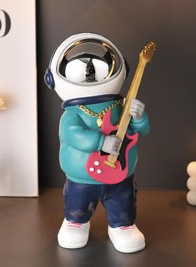 太空人宇航员小摆件客厅电视柜儿童房书桌书柜创意房间家居装饰品