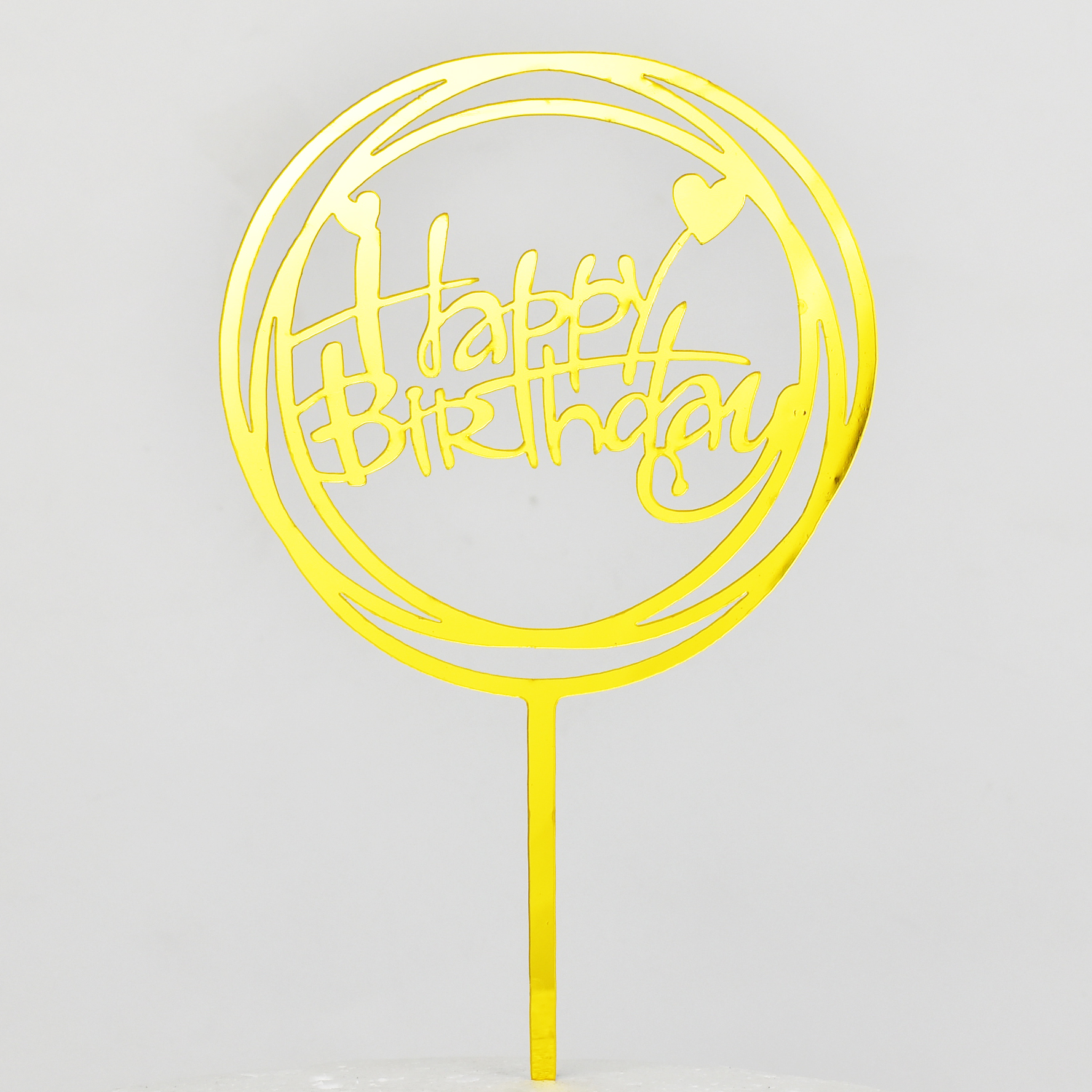 50枚装亚克力生日快乐蛋糕装饰插牌字牌女神男神英文网红蛋糕装饰