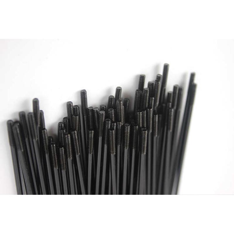 黑色10根送扳手14G自行车辐条14k山地车幅条45号碳钢车条童车钢丝 - 图2