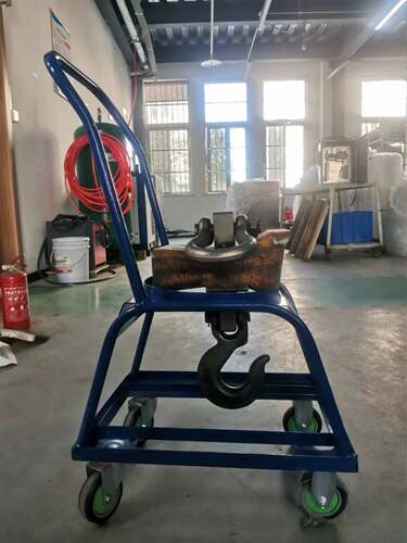 电子吊秤吊称小推车秤体小车放置吊磅的四轮车架子吊磅电子称拖i. - 图1