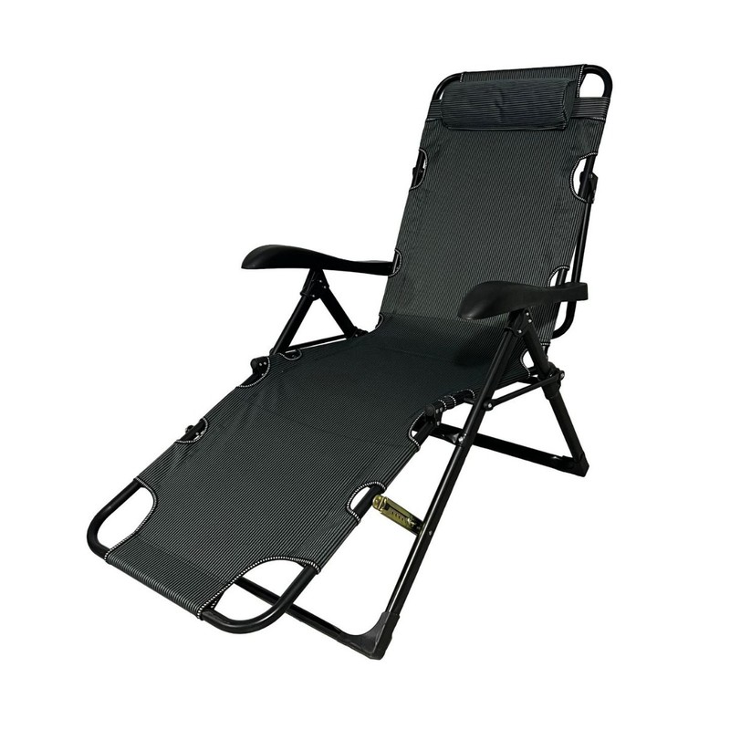 折叠躺椅午休椅办公室午睡家用户外靠背阳台休闲专用懒人靠椅神器 - 图3