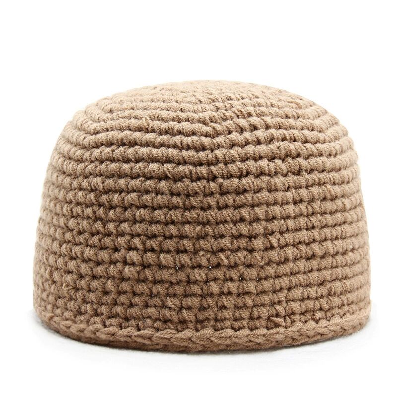 僧帽针织帽加厚毛线帽保暖出家人和尚帽居士禅修帽男女