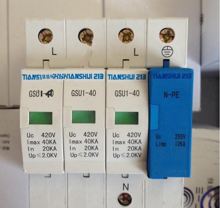 供应天水二一三电器电涌保护器GSU1-10KA/3P浪涌保护器-图2