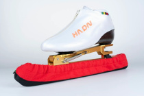 Speed skating short track Avenue positioning deposition dragging position sponge knife cover water suction anti-rust v knife set ice knife stowage with soft cloth knife