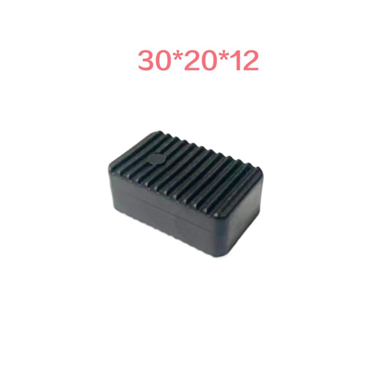 毫米实心黑色硬质垫片钢化玻璃门窗塑料块助配件玻璃垫块夹托 - 图0