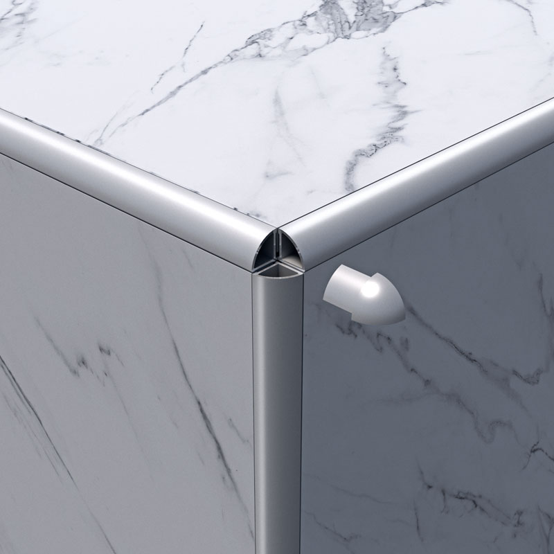 铝合金圆弧包边条瓷砖阳角线窗台墙砖收边封口护角收口线