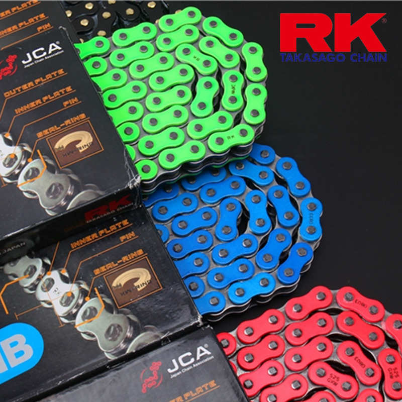 RK摩托车大中排量改装油封链条428 520 530摩托车链条适用各车型 - 图1