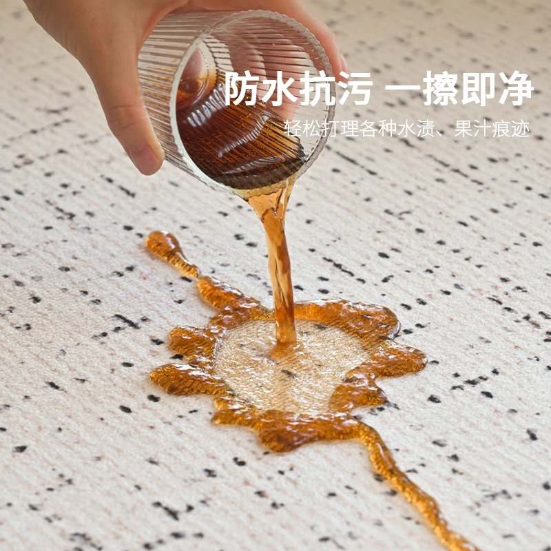 地毯客厅2024新款免洗可擦复古垫小沙发奢高级香风地茶几法式轻感 - 图1