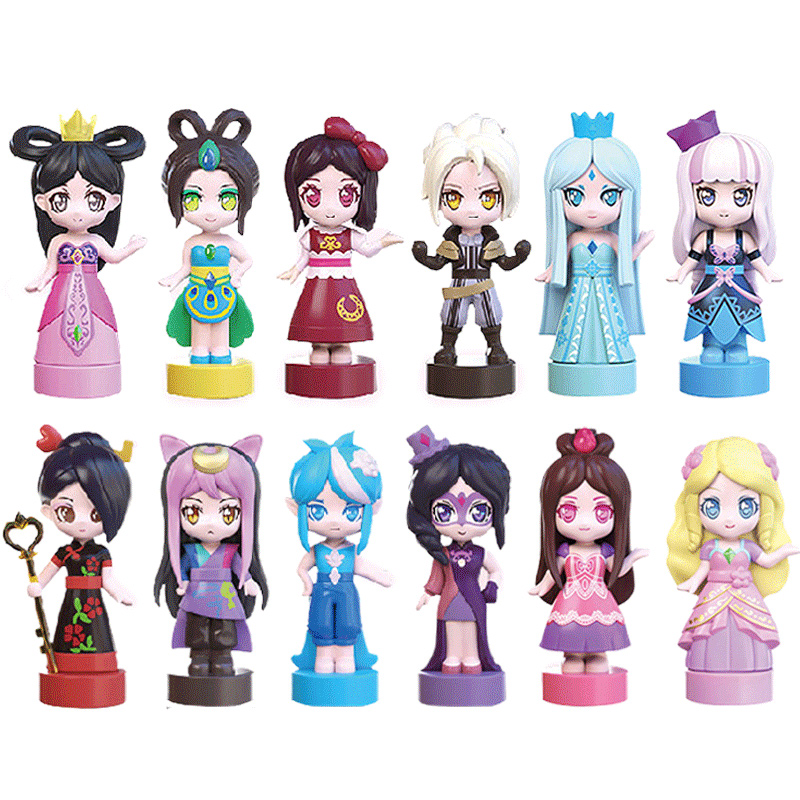 正版叶罗丽盲盒印章天使系列冰公主灵公主娃娃手办女孩玩具全套装