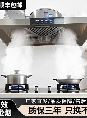 大吸力出租房厨房简易抽油烟机商用排风扇强劲风机家用厨房排烟机