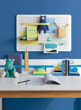 儿童房摆件男孩书架桌面书桌书立书挡售楼处样板房软装男童装饰品