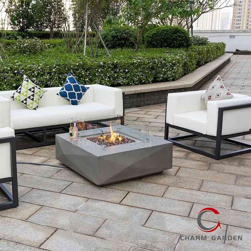 户外庭院烤炉不锈钢暖炉咖啡桌欧美燃气火盆取暖器火炉真火壁炉,淘宝优惠券,粉丝福利购,淘宝优惠卷