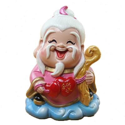 红娘月下老人月老星君小神像摆件送男女朋友同事闺蜜创意可爱礼物