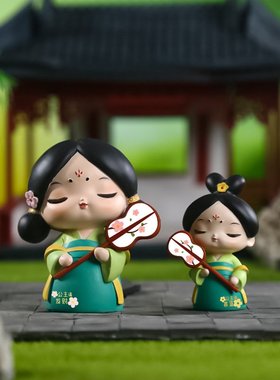 唐仕女大小号摆件家居客厅装饰品批发摆件摆件工艺品唐朝可爱古风