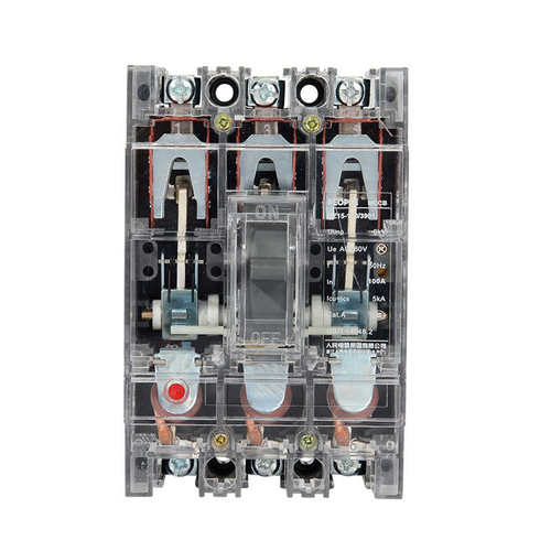 DZ15透明空气开关2P40A63A100A透明壳断路器3P220V380V人民电器 - 图2