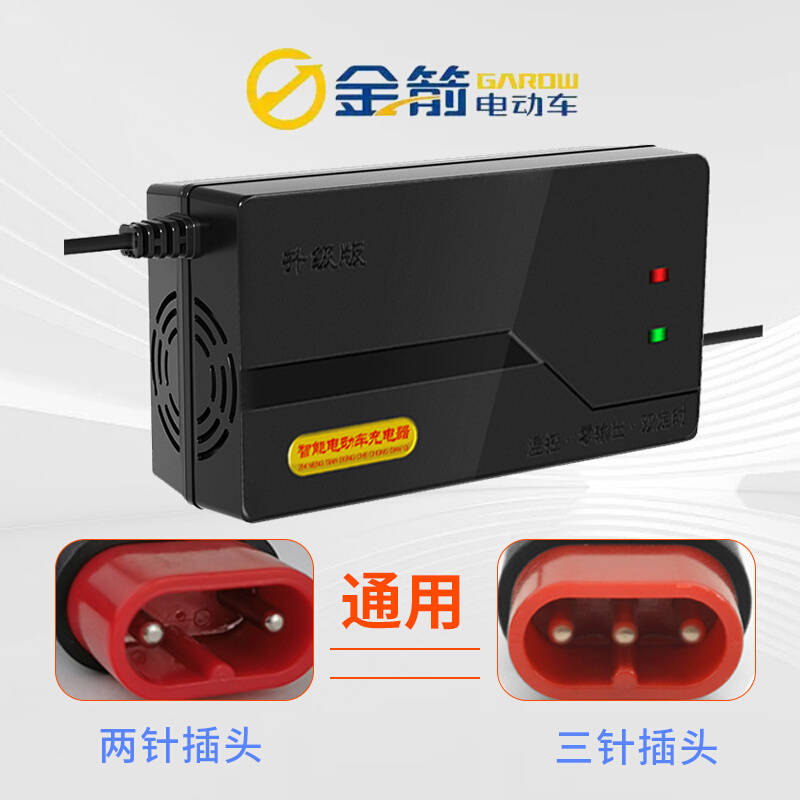 适用金箭电动车电瓶充电器48V12AH48V20AH60V72V30AH金箭充电器 - 图2