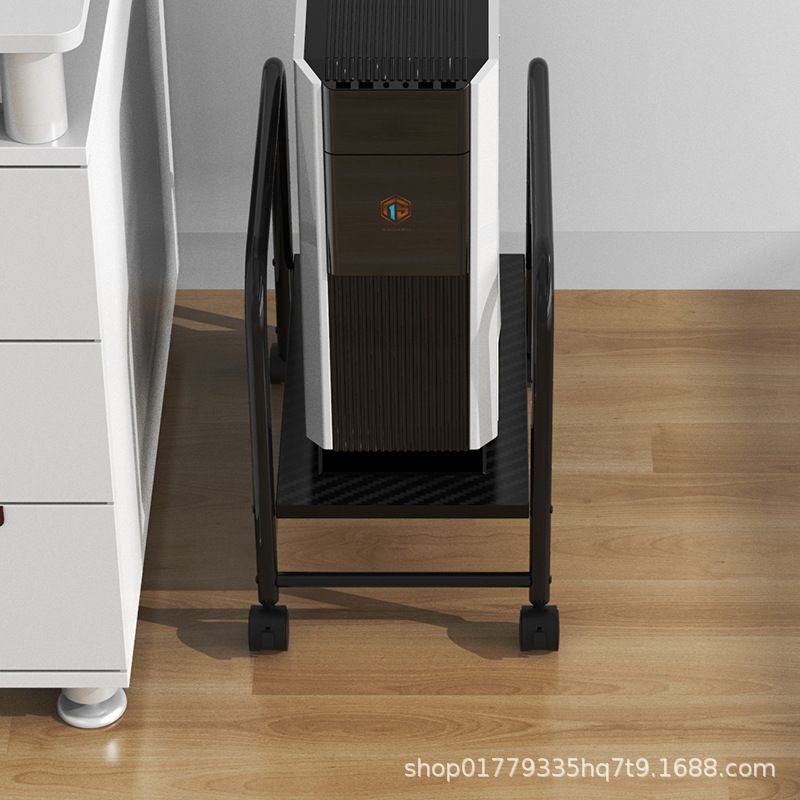 Office host bracket removable multi-layer chassis rack cooling chassis bracket multi-function storage rack with brake