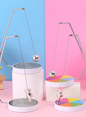 磁性决策器旋转选择困难器磁铁娱乐决策球钟摆创意办公室桌面摆件