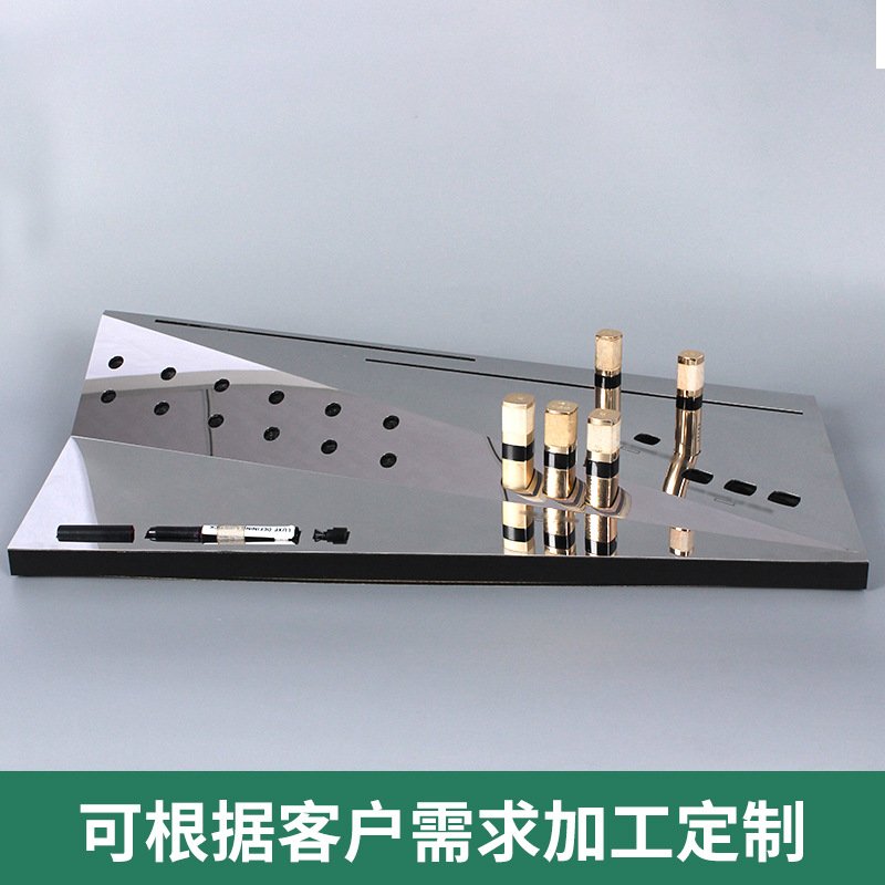 口红展示架化妆品店彩妆展示陈列架唇膏唇釉一体收纳架亚克力展架 - 图1