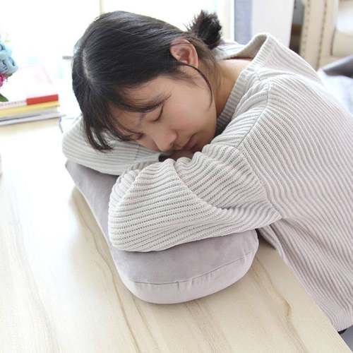 记忆棉抱枕靠枕护腰靠背枕趴午睡卡通办公室小猪垫睡枕柔软靠垫 - 图1