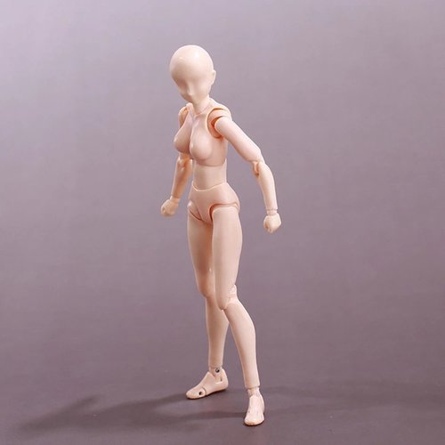 素体男女灰黑肉橙色手工具偶豪华版动人模型办办绘画关节手可 - 图2