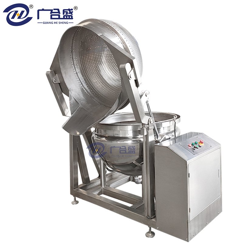 蔬菜杀青锅鸡鸭肉类漂烫锅 全自动液压翻筐出料焯水锅 大型食堂用,淘宝优惠券,粉丝福利购,淘宝优惠卷