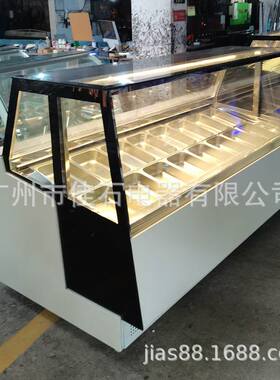 厂家供应 16盘 硬冰激凌展示柜 意式雪糕柜 110V 冰淇淋展示柜