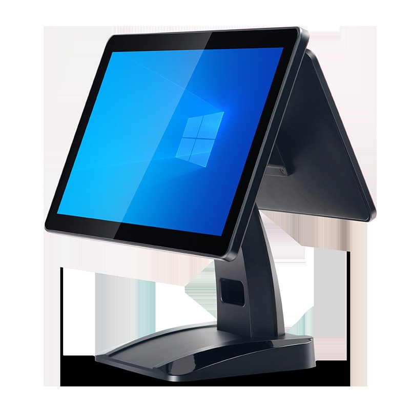 15.6 single and double screen touch cash register all-in-one cash register chain supermarket with cashier management system