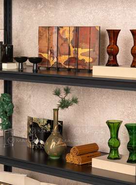 宋代美学高级感办公室陈列艺术软装饰品样板间茶室新中式禅意摆件