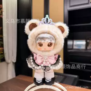 ตุ๊กตาไวนิลลายลูกไม้เมฆชวนฝัน มงกุฎทองคำสไตล์คฤหาสน์ฝรั่งเศส ของเล่นผ้าพลัช จี้ประดับสุดวิจิตรสำหรับเด็กผู้หญิงสุดทันสมัย