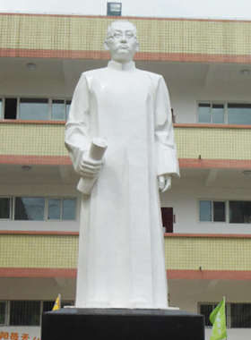 校园人物雕塑陶行知半身胸像学校铸铜名人伟人肖像广场公园铜雕像