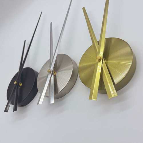 diy挂钟配件+机芯+指针创意表盘钟盘指针配件扫秒更换机芯免打孔 - 图0