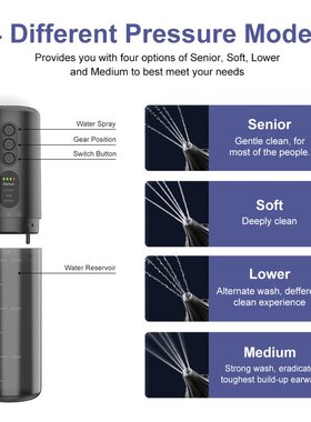 热销电动洗耳器洁冲耳器 耳垢清洁工具便捷式 洗耳器