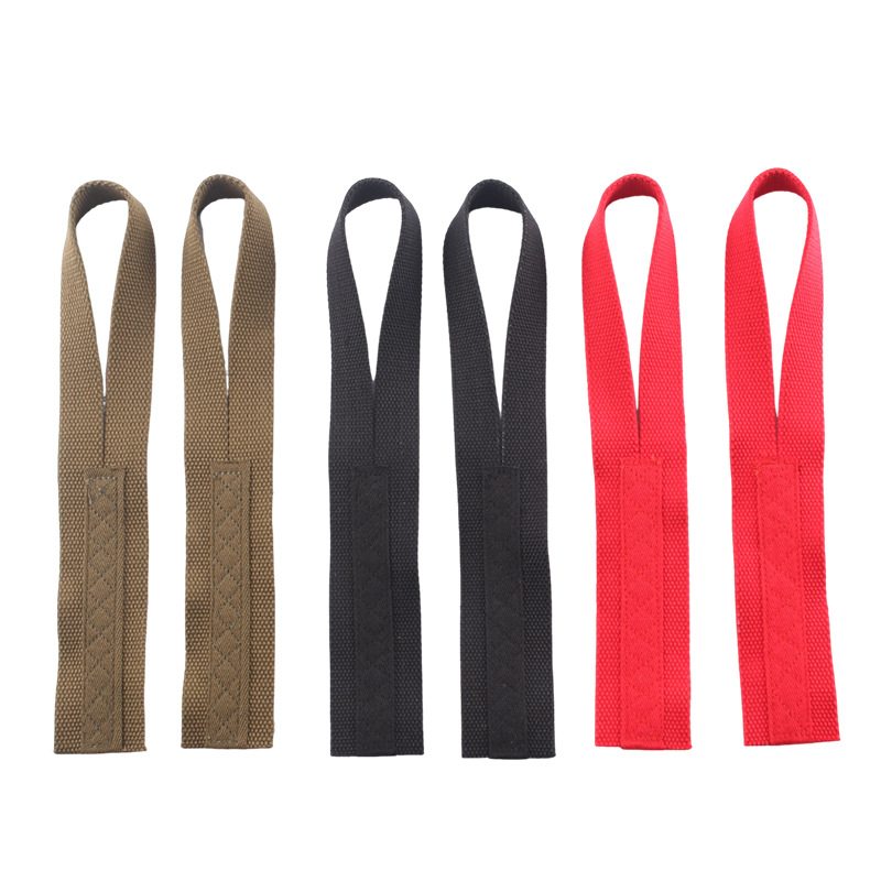 举重护腕握力带单杠哑铃高弹力加压防滑力量训练健身保护硬拉 - 图0