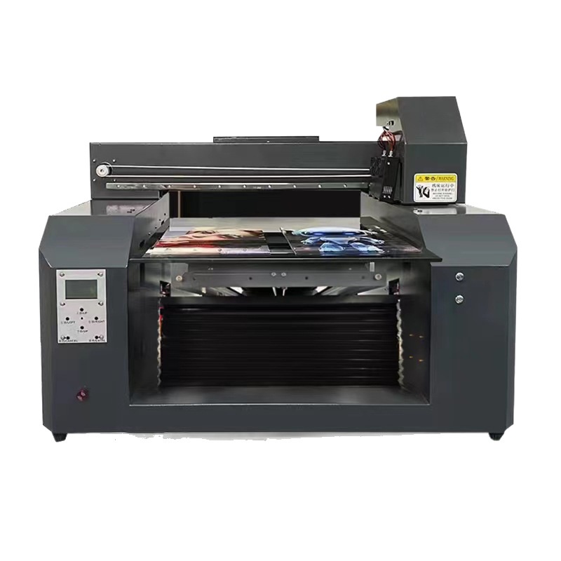 5040 double nozzle large uv printer canvas bag sheet metal chassis wooden board wine bottle glass cup advertising printing