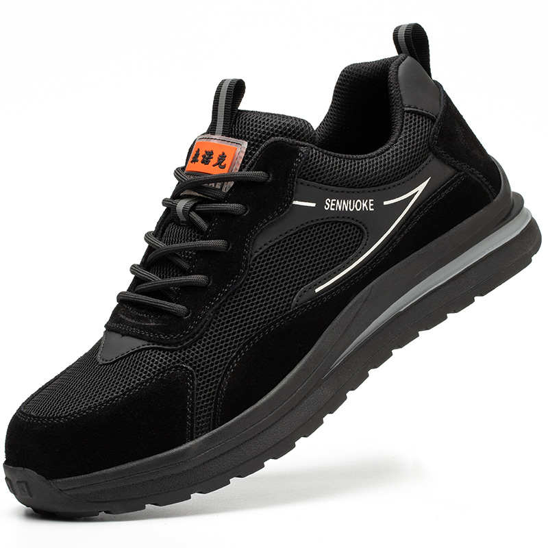 劳保鞋男款女士透气防砸防刺穿电工鞋绝缘鞋轻便软底工作鞋无金属 - 图2