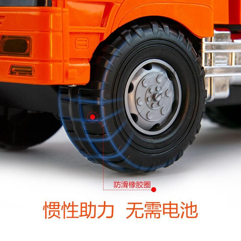 工程车儿童男孩玩具大号货车卡车翻斗模型汽车岁运输大大型惯性3 - 图1