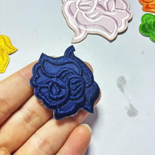 毛衣专用补丁贴高粘度羊毛衫刺绣破洞修补布贴衣服上的贴花遮挡贴 - 图1