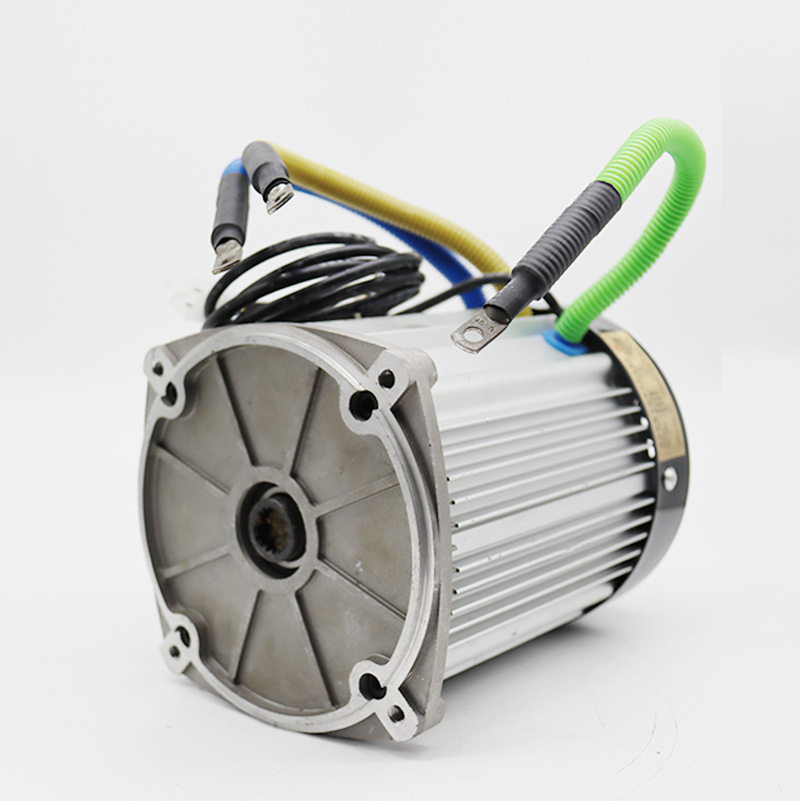 มอเตอร์ 60V 2200W กำลังสูง ห้ารู ความเร็วสูง-ต่ำ แบบไร้แปรง ใช้สำหรับรถบรรทุกสามล้อและสี่ล้อ