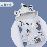 Летнее тонкое хлопковое одеяло для новорожденных для младенца