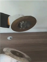 Thickened pure copper copper polished sub-small bright hairpin brass cymbal thump square dance percussion instrument