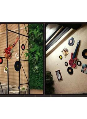 咖啡厅酒吧网咖餐厅墙面装饰壁挂木制复古壁饰创意板画吉他装饰