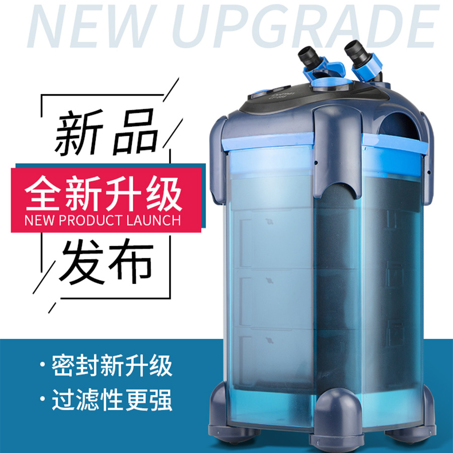 建荣DOPHIN鱼缸外置过滤器过滤桶水草缸水族箱cf600/800/1200包邮-图0