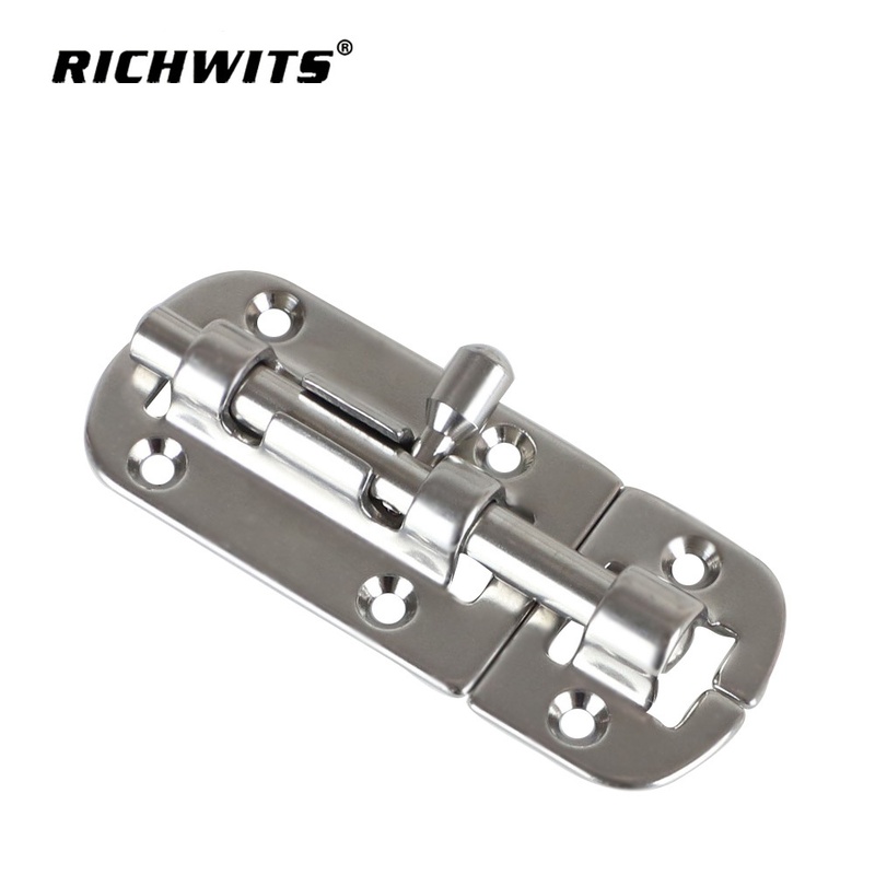 船用门插销门窗销扣 抽拉插销 房车游艇五金配件 门闩 316不锈钢 - 图0