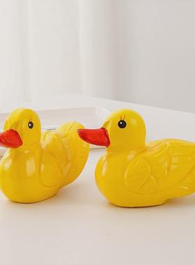 可爱中式鸳鸯木质鸭子摆件装饰品室内卧室房间摆设韩式复古