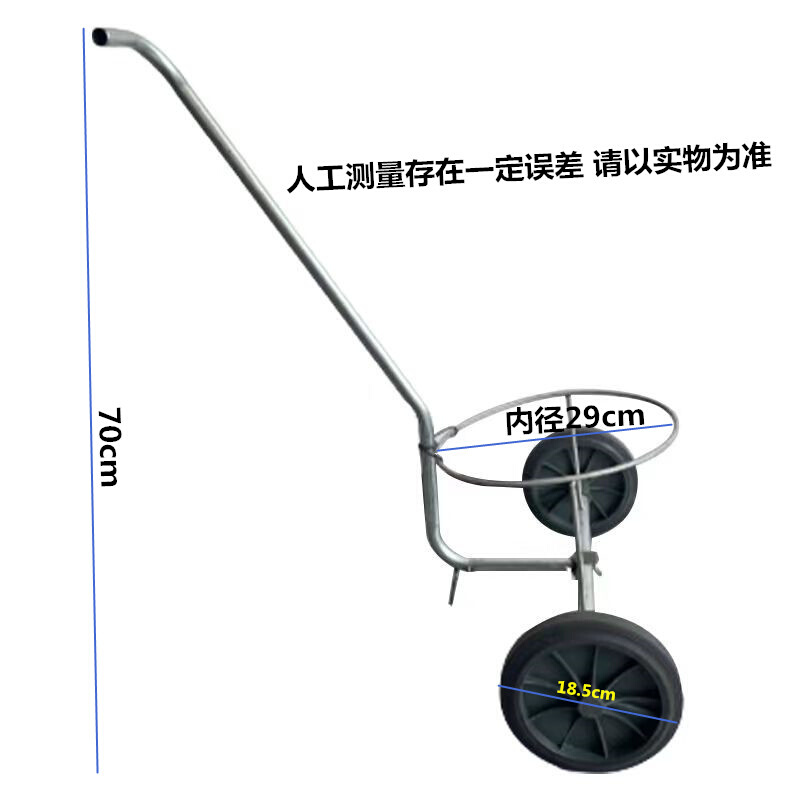 户外手拉式垃圾车多用途小车便民农村脏水车移动垃圾车倒垃圾神器 - 图3