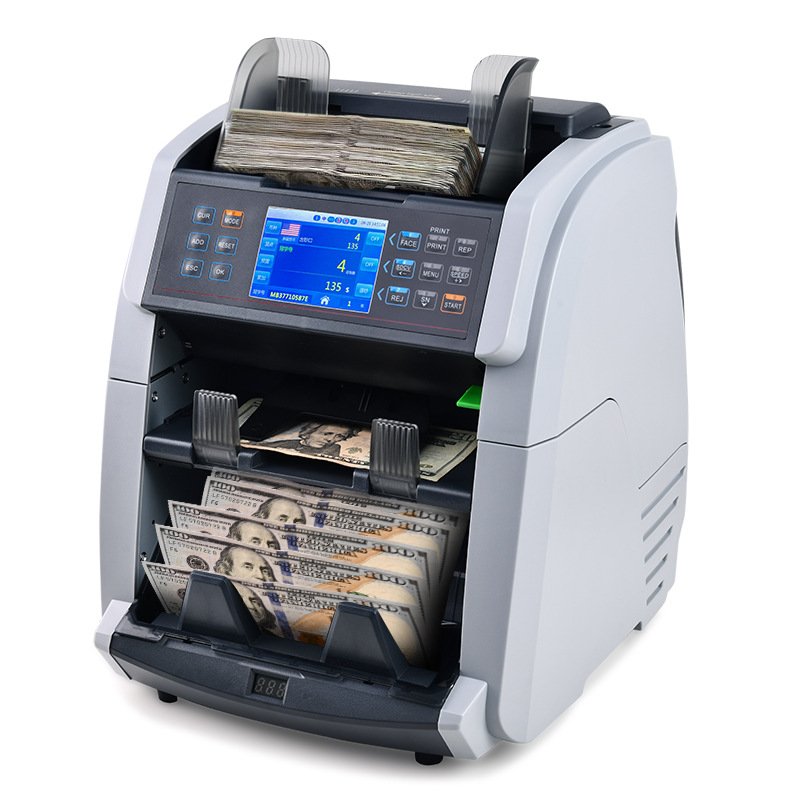 6070（A）外币点验钞机点CIS分机合计一口立式图像识别金额混半清 - 图3