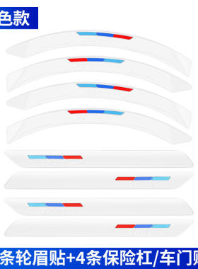 适用于艾力绅汽车前杠后杠保险杠防撞条加厚宽防撞条防刮蹭保护贴