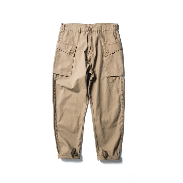 Japanese fashion brand retro p44 military pants bread pants loose