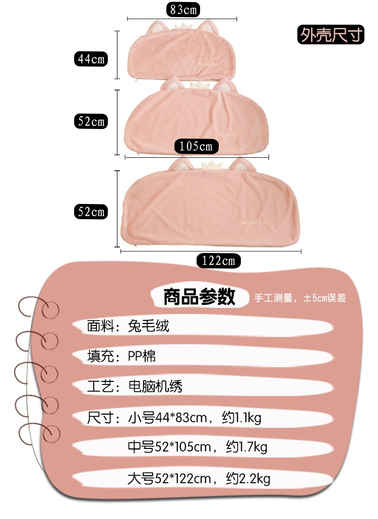 抱条可长可觉公偶仔上女枕超新龙e少睡毛爱绒床大具拆玩洗玩恐品o - 图2